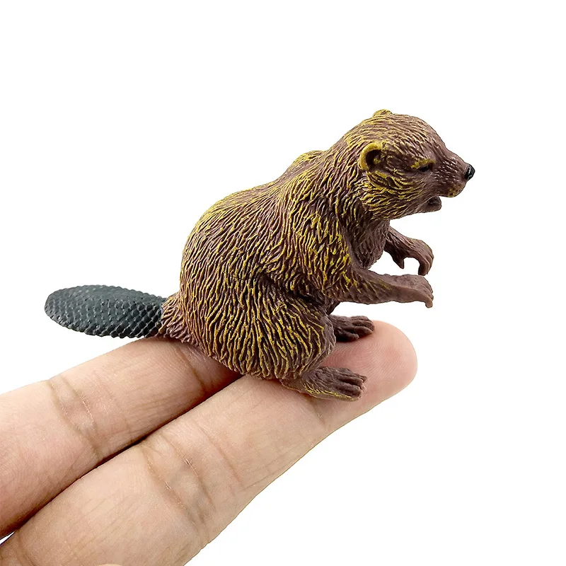 plastic beaver figurines