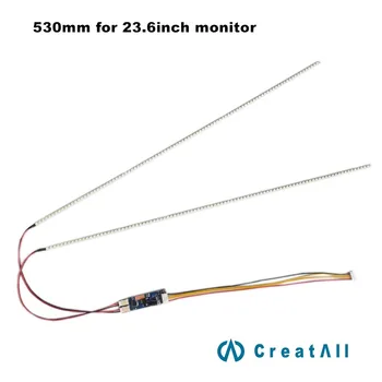Universal LED Backlight Lamps Update kit For LCD Monitor 2 LED Strips Support to 23'' 23.6"530mm
Universal LED Backlight Lamps Update kit For LCD Monitor 2 LED Strips Support to 23'' 23.6"530mm