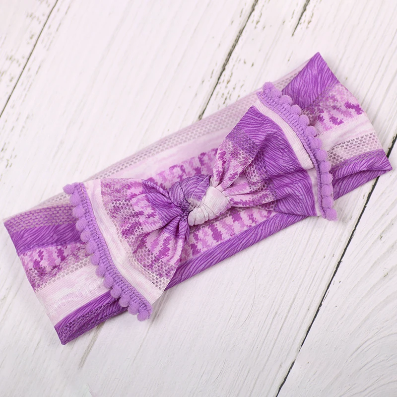 Headbands Baby Girl Newborn Toddler Hairband Baby Turban Nylon Headband Pompom Trimmed Knot Children's Cute Hair Accessories
Headbands Baby Girl Newborn Toddler Hairband Baby Turban Nylon Headband Pompom Trimmed Knot Children's Cute Hair Accessories