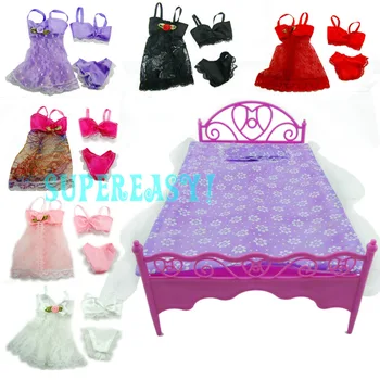 Plastics Bed Sleeping Toy / Pajamas Dress Bedroom Furniture Accessories For Barbie Kurhn 11.5" 12" Doll Kid Play House
Plastics Bed Sleeping Toy / Pajamas Dress Bedroom Furniture Accessories For Barbie Kurhn 11.5" 12" Doll Kid Play House