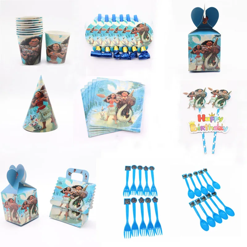 Moana Marine romance Princess Cartoon Banner Cup gift bag Set Christmas Happy Birthday Party Decoration For Home
Moana Marine romance Princess Cartoon Banner Cup gift bag Set Christmas Happy Birthday Party Decoration For Home