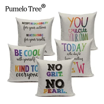 Colorful Letter Elegant Cushion Cover Children'S Decorative Pillows For Sofa Car Home Woven Linen Toss Pillow Cover Pillowcase
Colorful Letter Elegant Cushion Cover Children'S Decorative Pillows For Sofa Car Home Woven Linen Toss Pillow Cover Pillowcase