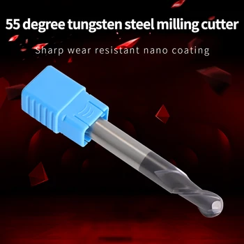Augusttools Ball Nose End Mill Sprial Bit Milling Cutter HRC55 2 Flute Metal Cutter End Mill Carbide R1 R2 R3 R4 R5 Milling Tool
Augusttools Ball Nose End Mill Sprial Bit Milling Cutter HRC55 2 Flute Metal Cutter End Mill Carbide R1 R2 R3 R4 R5 Milling Tool