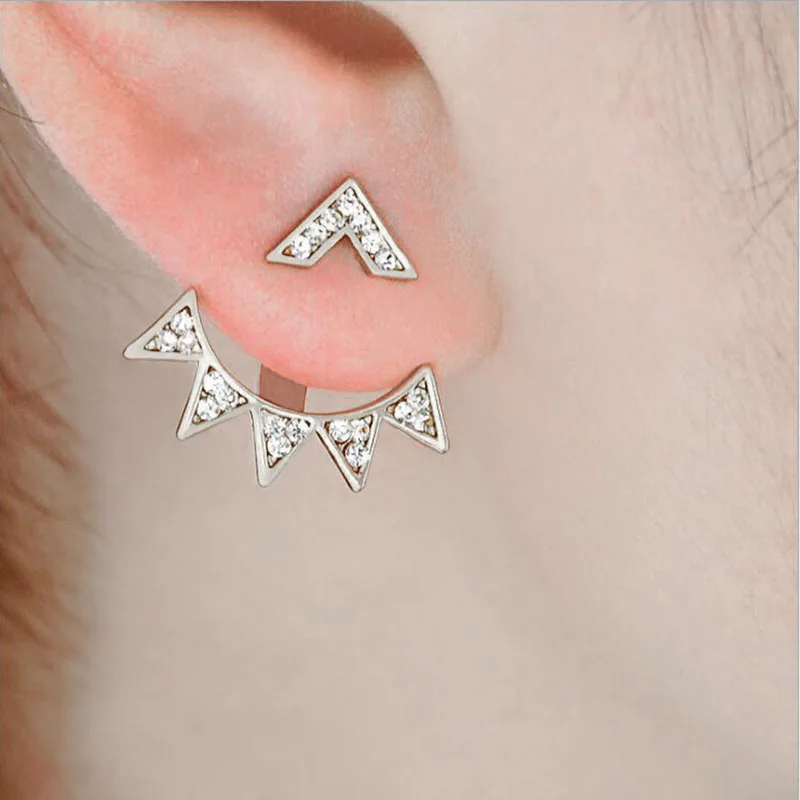 Vintage stud Earrings For Women Jewelry Earrings Triangle Stud Earrings Crystal rhinestone Geometric Silver
Vintage stud Earrings For Women Jewelry Earrings Triangle Stud Earrings Crystal rhinestone Geometric Silver