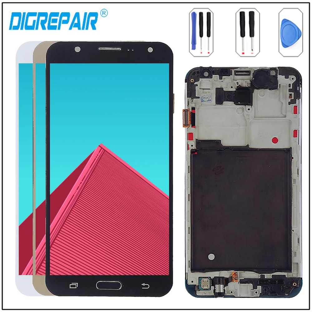 For Samsung J7 2015 Screen J700F J700M J700H LCD Touch Screen Display Digitizer With Frame For Samsung J7 2015 LCD J700f display
For Samsung J7 2015 Screen J700F J700M J700H LCD Touch Screen Display Digitizer With Frame For Samsung J7 2015 LCD J700f display
