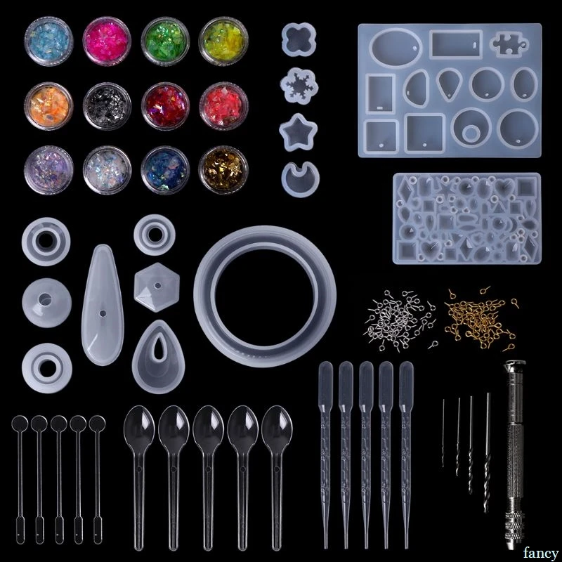 1 Set Epoxy Resin Kit DIY Jewelry Making Tools Pendant Necklace Ear Stud Handmade Crafts Gifts Accessories Silicone Mold Pins
1 Set Epoxy Resin Kit DIY Jewelry Making Tools Pendant Necklace Ear Stud Handmade Crafts Gifts Accessories Silicone Mold Pins