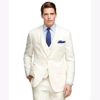 Ivory Notch Lapel groom men suit 3 Pieces (Jacket+Pant+Vest) new Fashion Mens Suits Formal Business Terno Custume Homme Marriage
Ivory Notch Lapel groom men suit 3 Pieces (Jacket+Pant+Vest) new Fashion Mens Suits Formal Business Terno Custume Homme Marriage