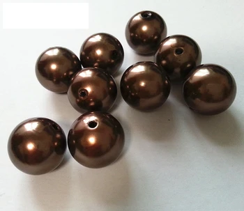 (choose size) 6mm/8mm/10mm/12mm/14mm/16mm/18mm/23mm/25mm #46 brown color Acrylic Pearl Beads
(choose size) 6mm/8mm/10mm/12mm/14mm/16mm/18mm/23mm/25mm #46 brown color Acrylic Pearl Beads