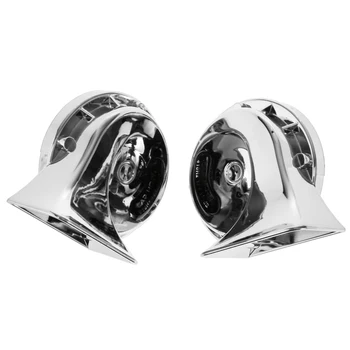 2 Pieces 12V Car Snail Horns High Tone Horn Silver Universal Fit For Motorcycle Car Truck Electric Dual-tone Air Horns
2 Pieces 12V Car Snail Horns High Tone Horn Silver Universal Fit For Motorcycle Car Truck Electric Dual-tone Air Horns