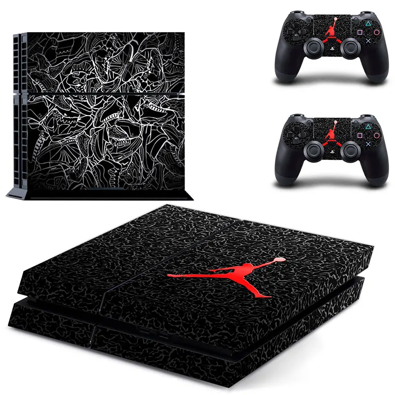 ДКП Стикеры Красный № 23 наклейка из винила и кожи для PS4 консоль sony Palystation4