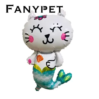 50pc cat or fish Mermaid balloon foil animal little mermaid helium inflatable balloons for children toy Ariel birthday balloons
50pc cat or fish Mermaid balloon foil animal little mermaid helium inflatable balloons for children toy Ariel birthday balloons