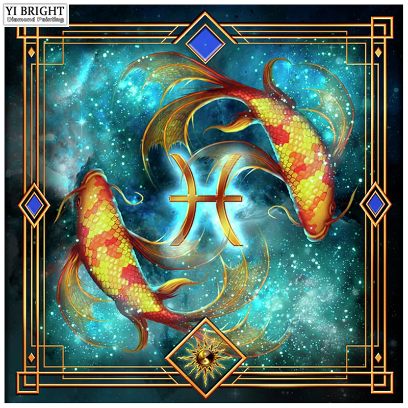 Full Square/Round Drill 5D DIY Diamond Painting "Pisces" 3D Diamond Embroidery Cross Stitch Mosaic Home Decor Gift JCC
Full Square/Round Drill 5D DIY Diamond Painting "Pisces" 3D Diamond Embroidery Cross Stitch Mosaic Home Decor Gift JCC