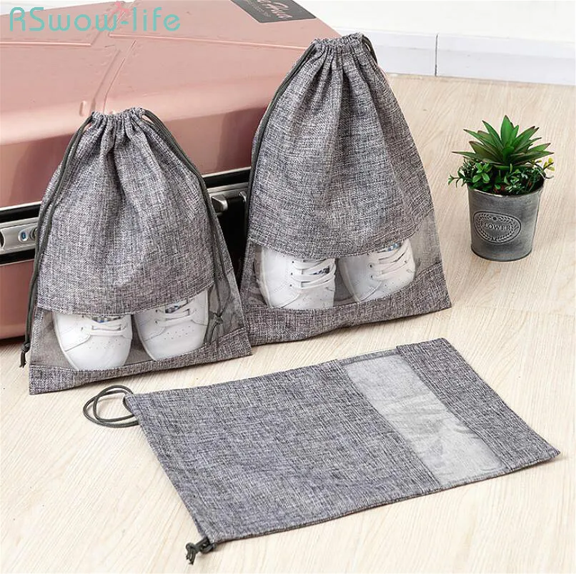 2Pcs Portable Travel Good Shoe Pocket Washable Imitation Hemp Drawstring Pocket Visible Hangable Linen Drawstring Bag PVC Dimity
2Pcs Portable Travel Good Shoe Pocket Washable Imitation Hemp Drawstring Pocket Visible Hangable Linen Drawstring Bag PVC Dimity