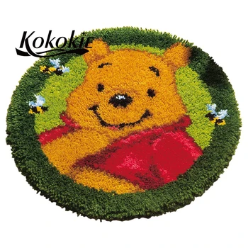 crochet knitting needle kit for carpet Foamiran for crafts latch hook kits rug printed canvas accessories cartoon bear floor mat
crochet knitting needle kit for carpet Foamiran for crafts latch hook kits rug printed canvas accessories cartoon bear floor mat