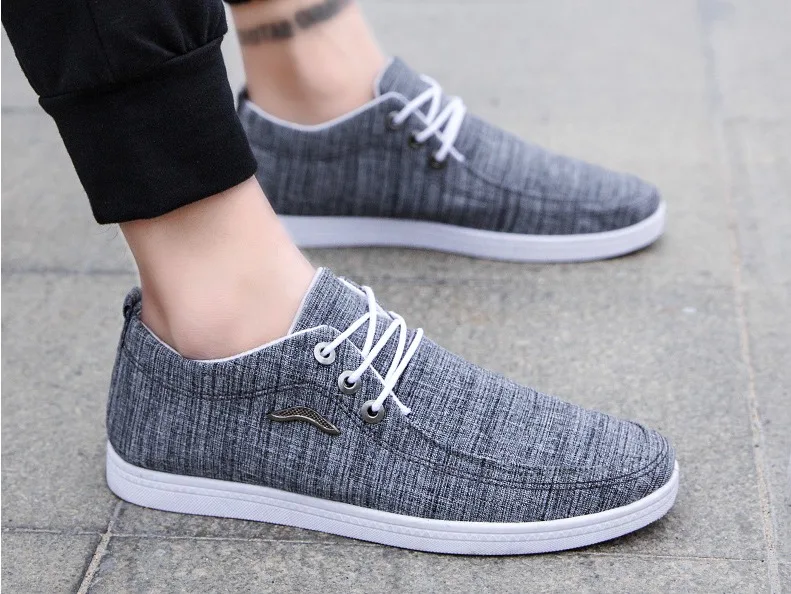 2019 New Style Men's Casual Shoes Ventilate Lace-up Cloth Shoes Leisure Shallow Fashion Plimsolls Students Loafer shoes
2019 New Style Men's Casual Shoes Ventilate Lace-up Cloth Shoes Leisure Shallow Fashion Plimsolls Students Loafer shoes