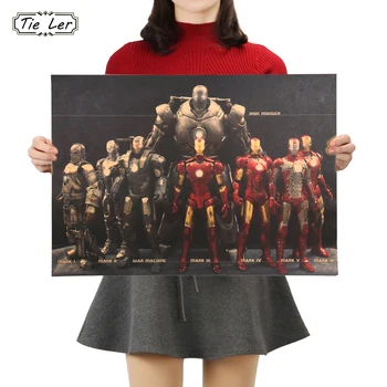 Marvel Hero Iron Man Vintage Kraft Paper Classic Movie Poster Home Decor Wall Decoration Art Poster Painting 51X36cm
Marvel Hero Iron Man Vintage Kraft Paper Classic Movie Poster Home Decor Wall Decoration Art Poster Painting 51X36cm
