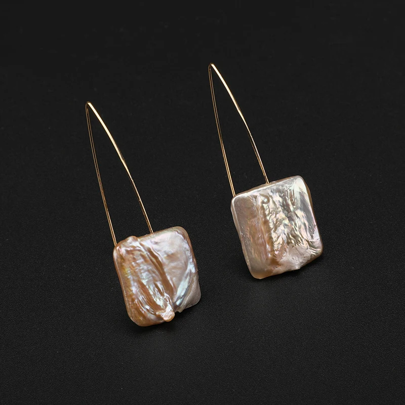 Shuangsheng 2018 New Arrival Freshwater Baroque Pearl Earrings Pink Square Pearl Long Drop Earrings Wedding Women's Gift E144
Shuangsheng 2018 New Arrival Freshwater Baroque Pearl Earrings Pink Square Pearl Long Drop Earrings Wedding Women's Gift E144