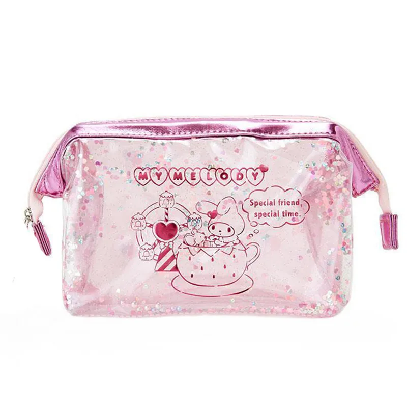 My Melody Pink Clear Transparent Makeup Bag Pouch Women Pearl Sequins Cosmetic Bag PVC Make Up Beauty Case Storage Toiletry Bag
My Melody Pink Clear Transparent Makeup Bag Pouch Women Pearl Sequins Cosmetic Bag PVC Make Up Beauty Case Storage Toiletry Bag