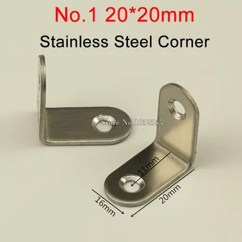 NEW 500PCS Stainless Steel Angle corner 2 hole Right Angle Bracket Metal Furniture fittings 90 Degree frame board support E242
NEW 500PCS Stainless Steel Angle corner 2 hole Right Angle Bracket Metal Furniture fittings 90 Degree frame board support E242