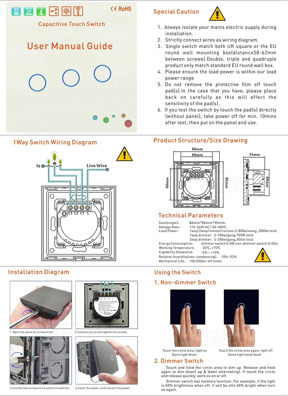 1 W Switch