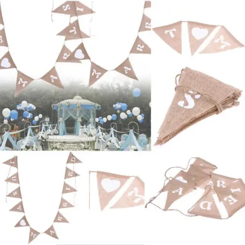 2018 Hot Just Married Bunting Banner Wedding Photo Prop Hessian Fabric Vintage Flag A for your love
2018 Hot Just Married Bunting Banner Wedding Photo Prop Hessian Fabric Vintage Flag A for your love