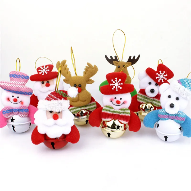 Gold/Multicolor Bells Dolls Xmas Tree Decorations Supplies Christmas Ornaments Santa Claus Bear Festival Child Gift
Gold/Multicolor Bells Dolls Xmas Tree Decorations Supplies Christmas Ornaments Santa Claus Bear Festival Child Gift