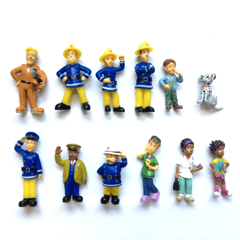 12Pcs/Set anime Fireman Sam action figure toys 3-6cm Cute Cartoon PVC Dolls For Kids Christmas Gift
12Pcs/Set anime Fireman Sam action figure toys 3-6cm Cute Cartoon PVC Dolls For Kids Christmas Gift