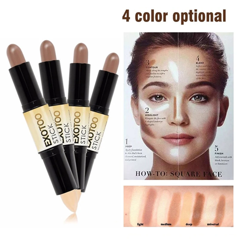 New Double-Ended 2 in 1 Makeup Concealer Stick Waterproof Brighten Contouring Bronzers Highlighters Pencil 3D Face Make Up Sets
New Double-Ended 2 in 1 Makeup Concealer Stick Waterproof Brighten Contouring Bronzers Highlighters Pencil 3D Face Make Up Sets
