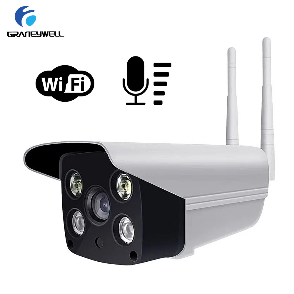 Wifi Outdoor IP Camera 720P HD 1.0MP Wireless Security Camera Two Way Audio TF Card Record Smart P2P Waterproof Bullet Camera
Wifi Outdoor IP Camera 720P HD 1.0MP Wireless Security Camera Two Way Audio TF Card Record Smart P2P Waterproof Bullet Camera