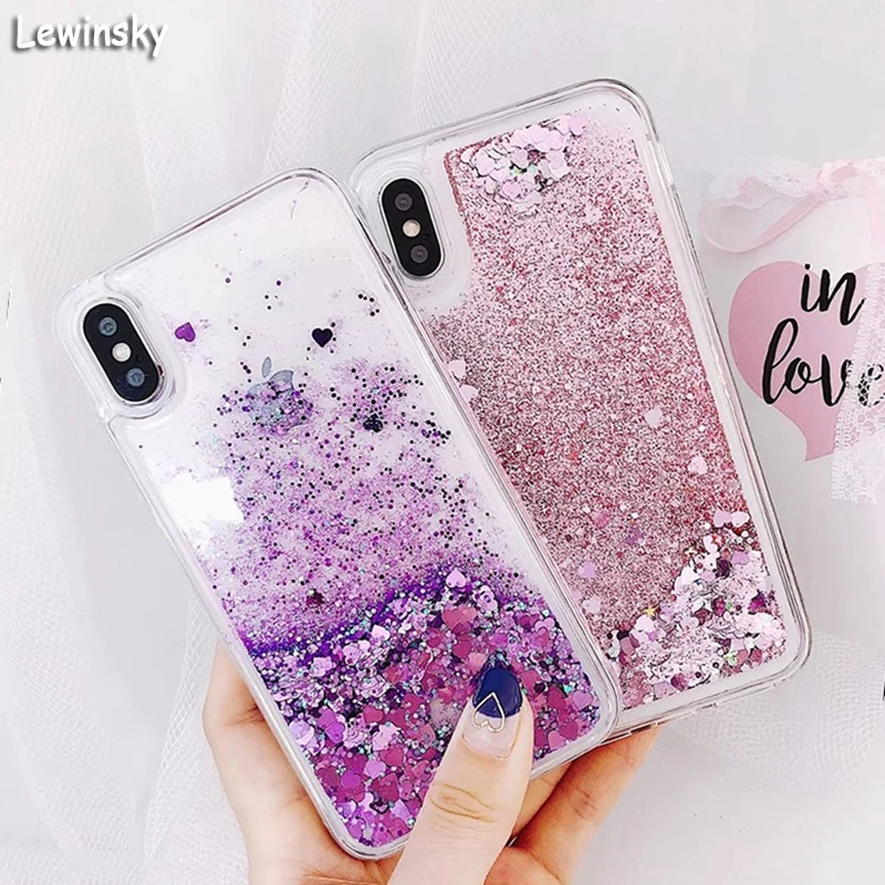 Love Heart Liquid Phone Case For iPhone 8 Case Quicksan Glitter Cute Soft Back Cover For Iphone7 X 6S 6 Plus 5S SE Shining Cases
Love Heart Liquid Phone Case For iPhone 8 Case Quicksan Glitter Cute Soft Back Cover For Iphone7 X 6S 6 Plus 5S SE Shining Cases