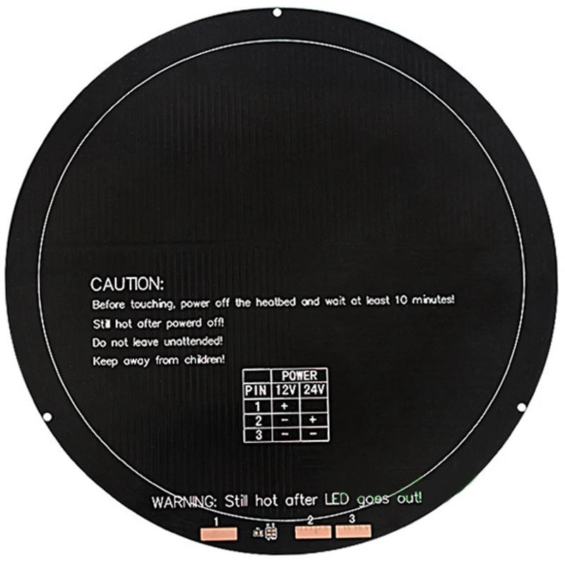 240mm Heatbed Round Alu Heated Bed For Kossel Delta Rostock 3D Printer 