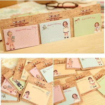 1pc Doll Sticky Notes Removable Adhesive Paper Memo Pad To Do List Scrapbook Stationery Note Pads School Office Supply
1pc Doll Sticky Notes Removable Adhesive Paper Memo Pad To Do List Scrapbook Stationery Note Pads School Office Supply