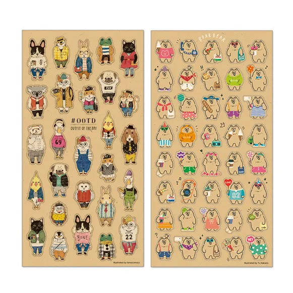DIY Colorful Disguised as a bear kawaii Stickers Diary Planner Journal Note Diary Paper Scrapbooking Albums PhotoTag
DIY Colorful Disguised as a bear kawaii Stickers Diary Planner Journal Note Diary Paper Scrapbooking Albums PhotoTag