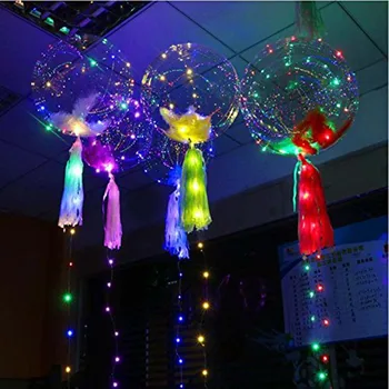 18 Inch 5 PCS Led Light Up BoBo Balloon Flashing Color, Fillable Transparent Balloons with Helium, Great for Christmas Party
18 Inch 5 PCS Led Light Up BoBo Balloon Flashing Color, Fillable Transparent Balloons with Helium, Great for Christmas Party