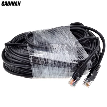 GADINAN RJ45 CAT5E CAT5 LAN Ethernet Network Cable Black 20M 60ft special for IP camera PoE Camera CCTV Camera
GADINAN RJ45 CAT5E CAT5 LAN Ethernet Network Cable Black 20M 60ft special for IP camera PoE Camera CCTV Camera