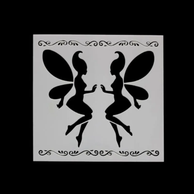 Stencil Coloring Embossing Angel Elf DIY Scrapbook Diary Photo Album Decorative Paper Cards Making Craft Template Drawing Sheet
Stencil Coloring Embossing Angel Elf DIY Scrapbook Diary Photo Album Decorative Paper Cards Making Craft Template Drawing Sheet