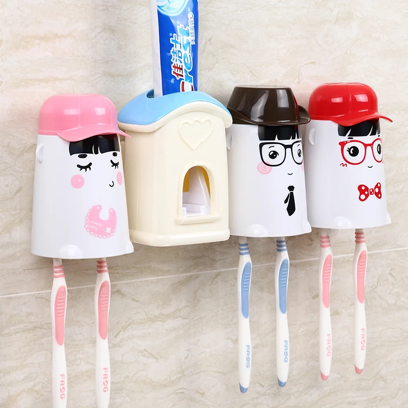 2018 High Quality Bathroom Sets New Automatic Toothpaste Dispenser Toothbrush Holder Set
2018 High Quality Bathroom Sets New Automatic Toothpaste Dispenser Toothbrush Holder Set