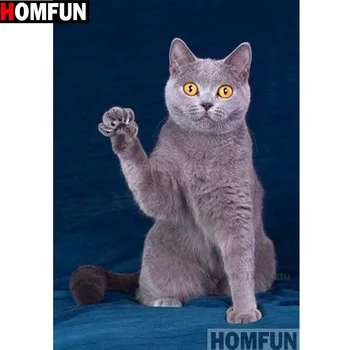 HOMFUN Diamond Painting Cross Stitch "Animal Cat" Full Crystal Diamond Embroidery Needlework Craft Home Decor A14529
HOMFUN Diamond Painting Cross Stitch "Animal Cat" Full Crystal Diamond Embroidery Needlework Craft Home Decor A14529