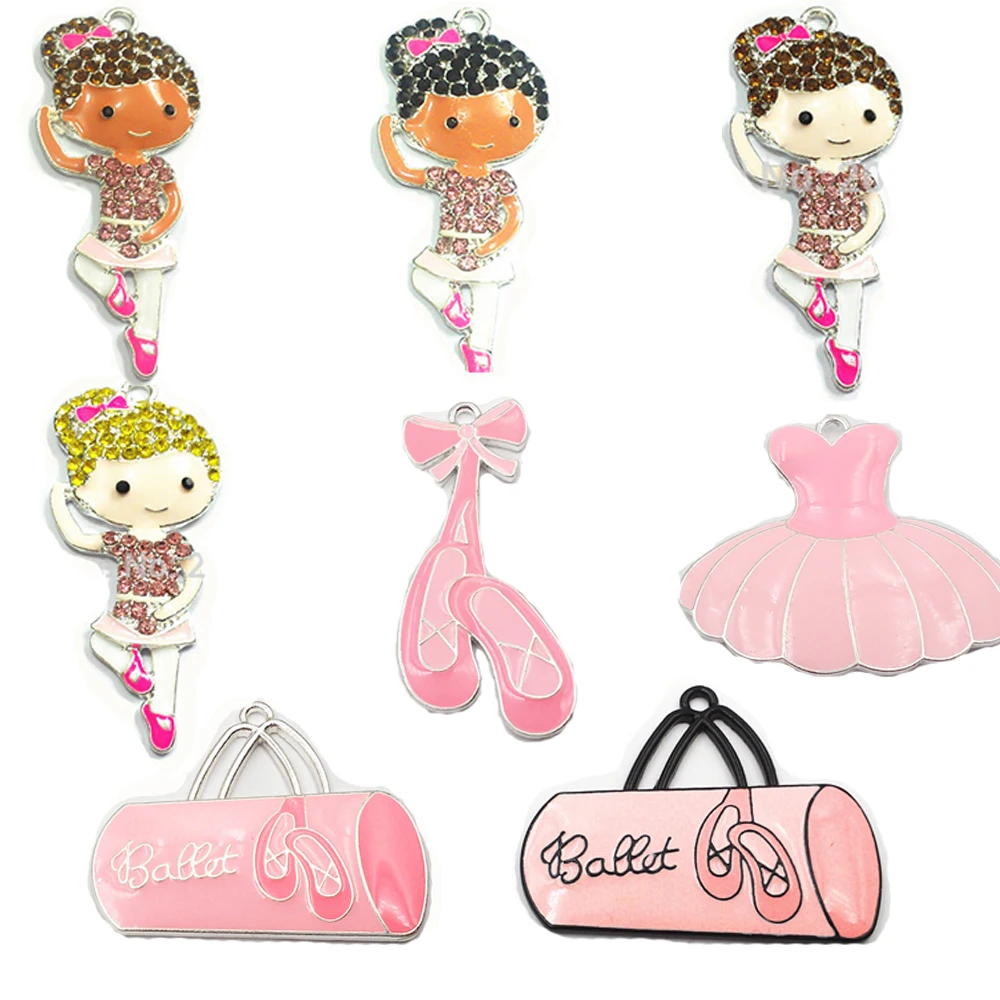 ( Choose Design First ) 10pcs/bag Ballet Series ballerina,Pink Tutu,Ballet Bag,BALLERINA GIRL Pendants For DIY Necklace Making
( Choose Design First ) 10pcs/bag Ballet Series ballerina,Pink Tutu,Ballet Bag,BALLERINA GIRL Pendants For DIY Necklace Making