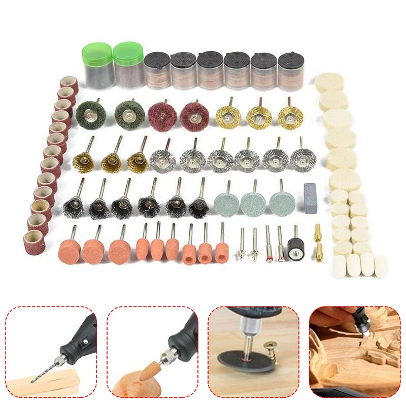 327Pcs Rotary Tool Accessory Bit Set Suit 1/8" Shank Grinding Polishing For Rotary Machine
327Pcs Rotary Tool Accessory Bit Set Suit 1/8" Shank Grinding Polishing For Rotary Machine