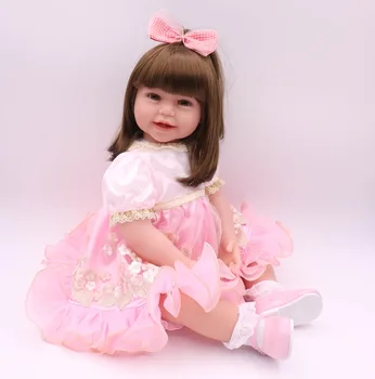 24"60cm vinyl silicone reborn babies dolls toy toddler smiling collectible princess doll handmade birthday play house toy
24"60cm vinyl silicone reborn babies dolls toy toddler smiling collectible princess doll handmade birthday play house toy