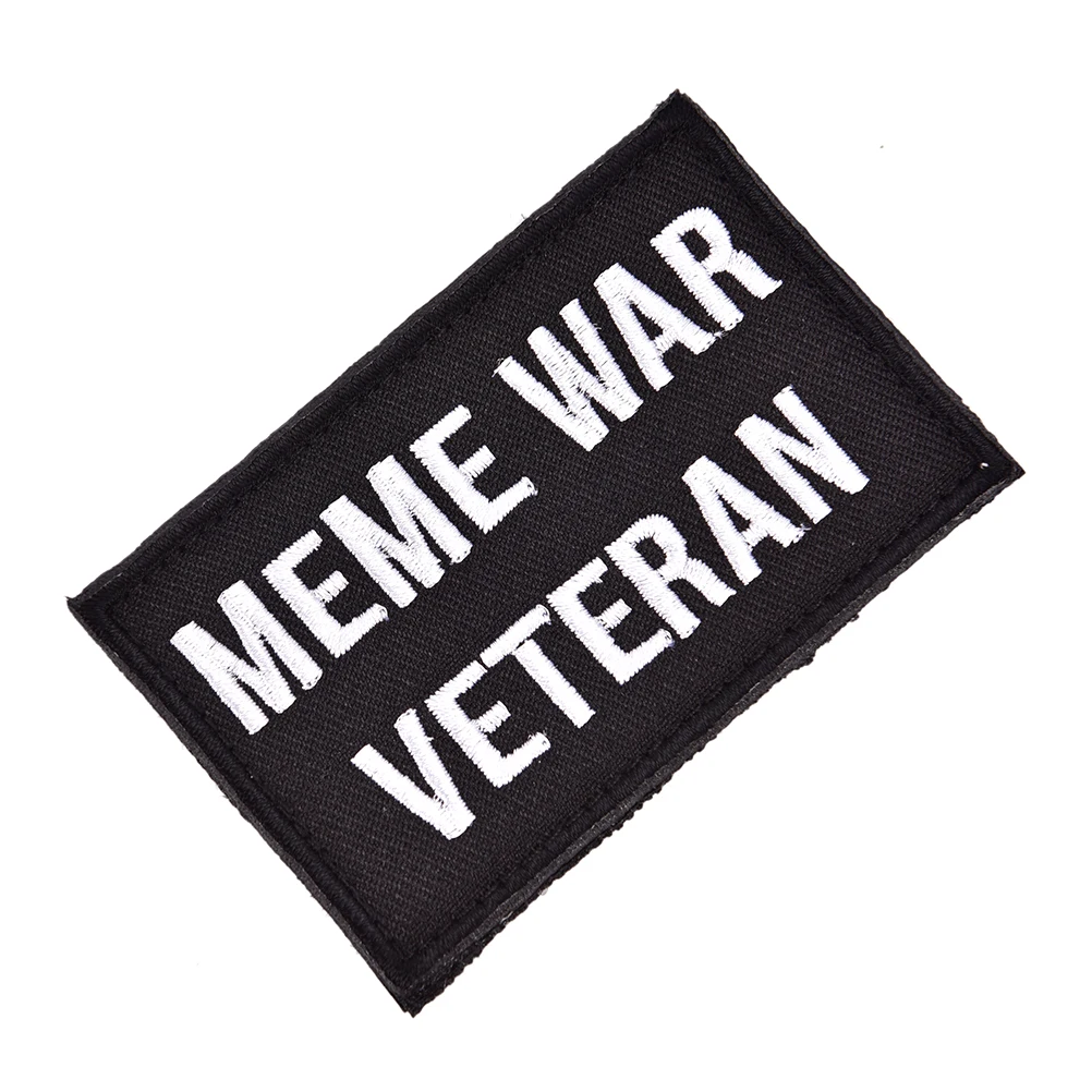 embroidered Patch Meme War Veteran Morale Patch Tactical Emblem Badges Patches For Jackets Jeans Backpack Cap
embroidered Patch Meme War Veteran Morale Patch Tactical Emblem Badges Patches For Jackets Jeans Backpack Cap