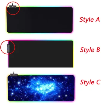 Elisona 31 x 12 Inch Large USB Wired LED RGB Colorful Lighting Gaming Mousepad Mouse Pad Mice Mat for Laptop Computer LOL DOTA 2
Elisona 31 x 12 Inch Large USB Wired LED RGB Colorful Lighting Gaming Mousepad Mouse Pad Mice Mat for Laptop Computer LOL DOTA 2