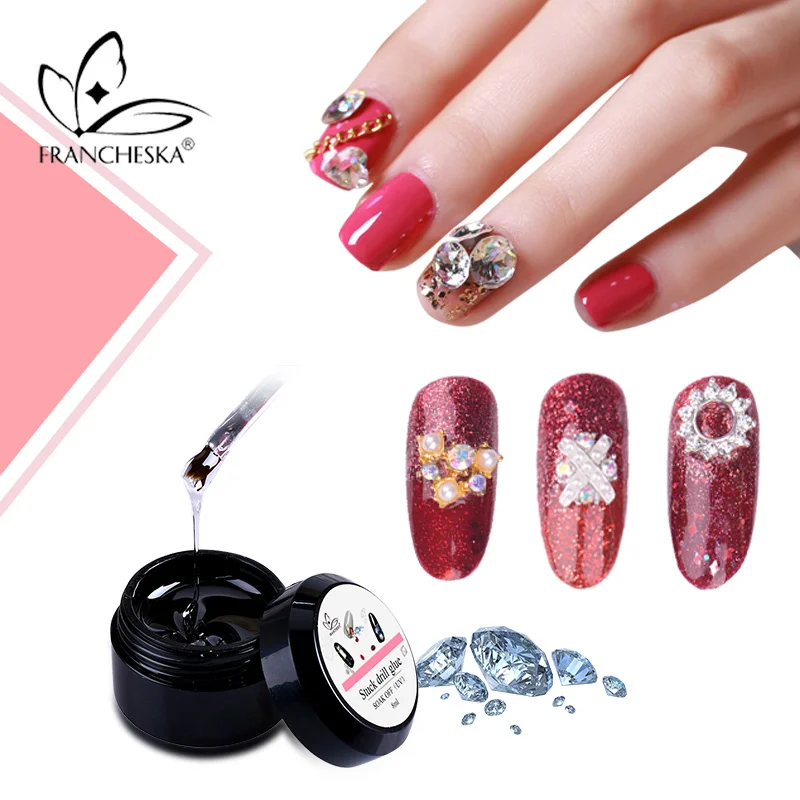 Francheska nail glue gel french nail art colle ongle faux ongle cola para unha rhinestones glue nail strong powder adhesive glue
Francheska nail glue gel french nail art colle ongle faux ongle cola para unha rhinestones glue nail strong powder adhesive glue