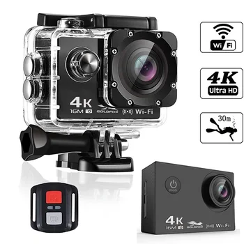 4K Action Camera with 2.4G Remote Control 2 inch LCD Screen HD WiFi Camcorders Go Waterproof pro DV Video Recorder Sport Camera
4K Action Camera with 2.4G Remote Control 2 inch LCD Screen HD WiFi Camcorders Go Waterproof pro DV Video Recorder Sport Camera