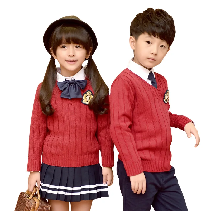 2019 Fashion Children Uniforms Boys Girls Casual Uniform Sweater Autumn Winter School Uniforms Cotton Skirt Pants Suits 3-10T
2019 Fashion Children Uniforms Boys Girls Casual Uniform Sweater Autumn Winter School Uniforms Cotton Skirt Pants Suits 3-10T