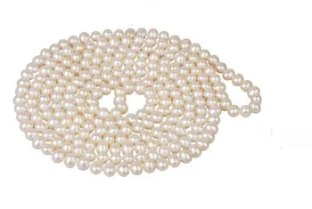 Wholesale free shipping fine jewelry 8-9mm white Akoya CULTURED pearl necklace 48" long
Wholesale free shipping fine jewelry 8-9mm white Akoya CULTURED pearl necklace 48" long