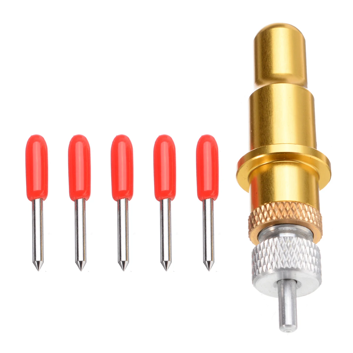 5pcs 45 Degree with 1pcs Blade Holder Tool Set for Vinyl Plotter Cutter Power Tools
5pcs 45 Degree with 1pcs Blade Holder Tool Set for Vinyl Plotter Cutter Power Tools