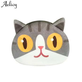 Aelicy 2020 Top Fashion 3D Cute Cat Face Printing Zipper Coin Purses Cotton Fabric Cartoon Cute Coin Wallets Small Storage Pouch 
Aelicy 2020 Top Fashion 3D Cute Cat Face Printing Zipper Coin Purses Cotton Fabric Cartoon Cute Coin Wallets Small Storage Pouch