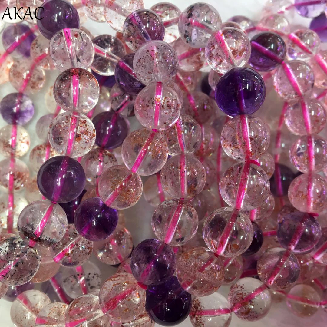 Gemstone Genuine super 7 / super seven quartz bracelet 8mm 9-9.5mm 10+-0.3mm A+++ 1bracelet/set
Gemstone Genuine super 7 / super seven quartz bracelet 8mm 9-9.5mm 10+-0.3mm A+++ 1bracelet/set